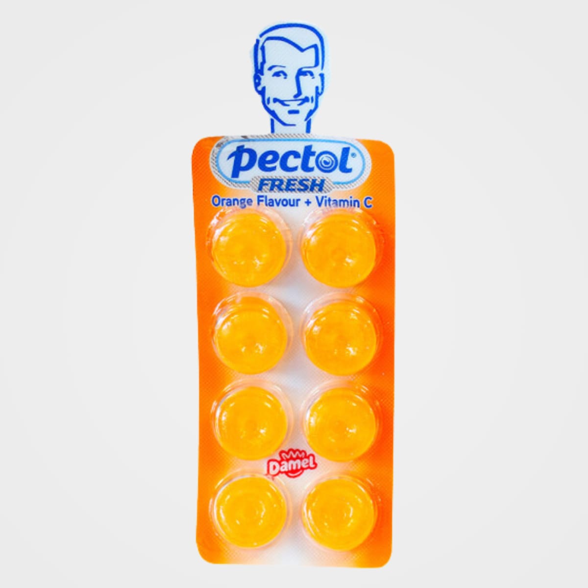 Льодяники Damel Pectol Orange блістер – 20 г 24шт/уп