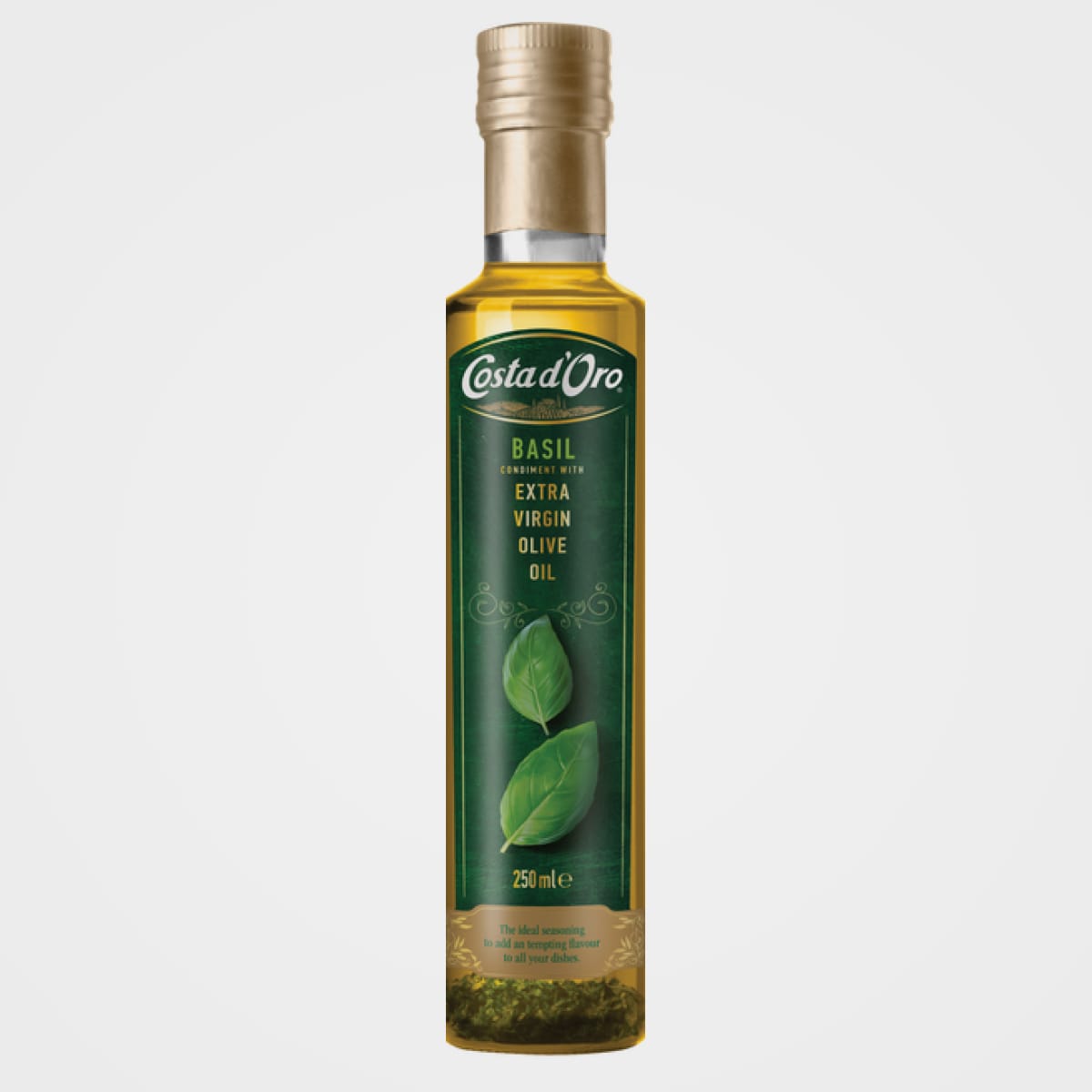 Олія оливкова ароматизована Costa d’Oro Basil базилік 0,25л