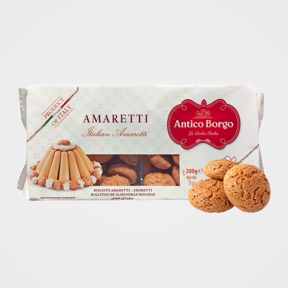 Печиво Bonomi Амаретті, 200г, 15шт/ящ