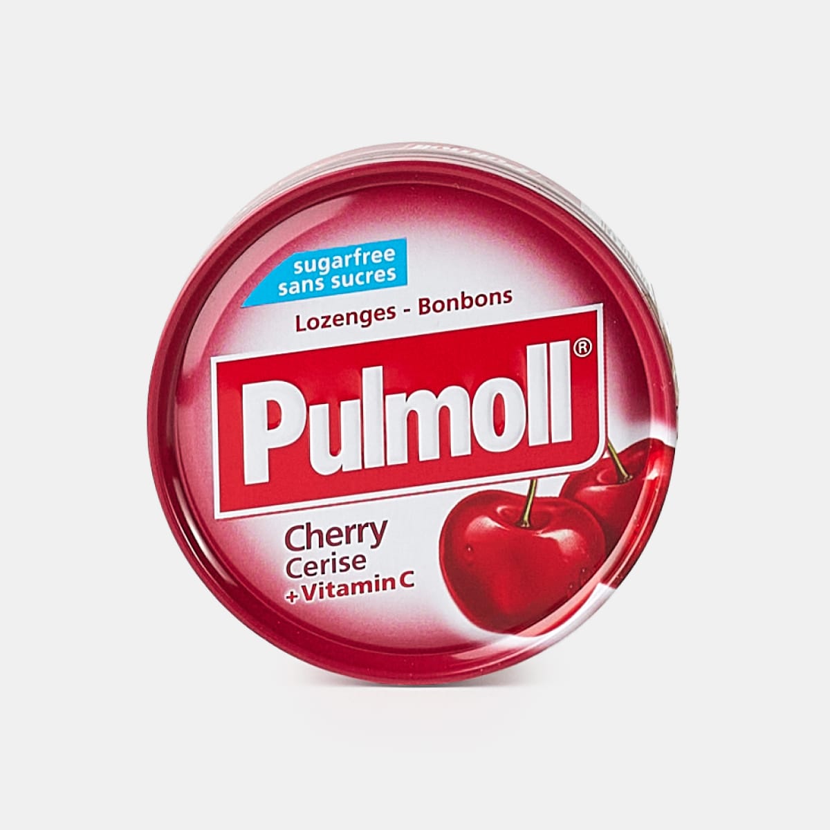 Льодяники Pulmoll вишня, без цукру 45г, 10 шт/ящ