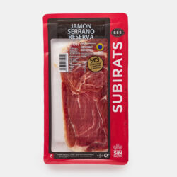 Хамон Subirats JAMON SERRANO Вакуум, нарізка, 100г, 20шт/ящ