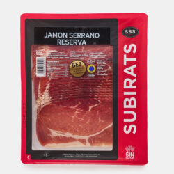 Хамон Subirats JAMON SERRANO GAS, нарізка, 500г, 7шт/ящ