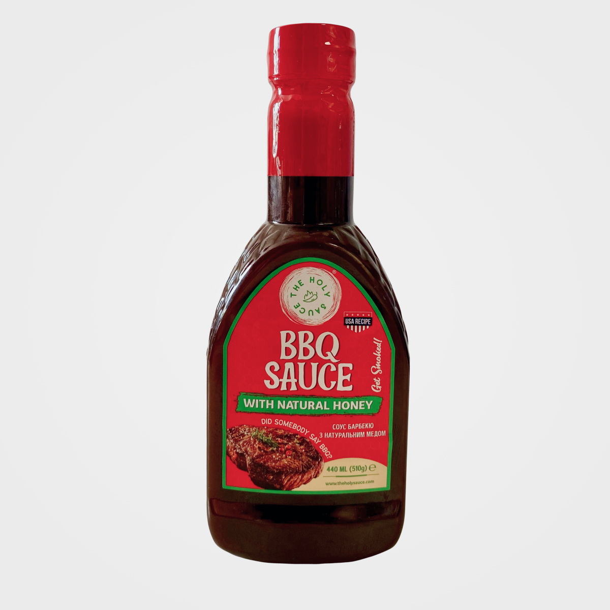 Соус The Holy Sauce BBQ Sauce Honey, 440мл, 12 шт/ящ
