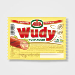 Сосиски AIA Wudy Cheese 150г, 25шт/ящ