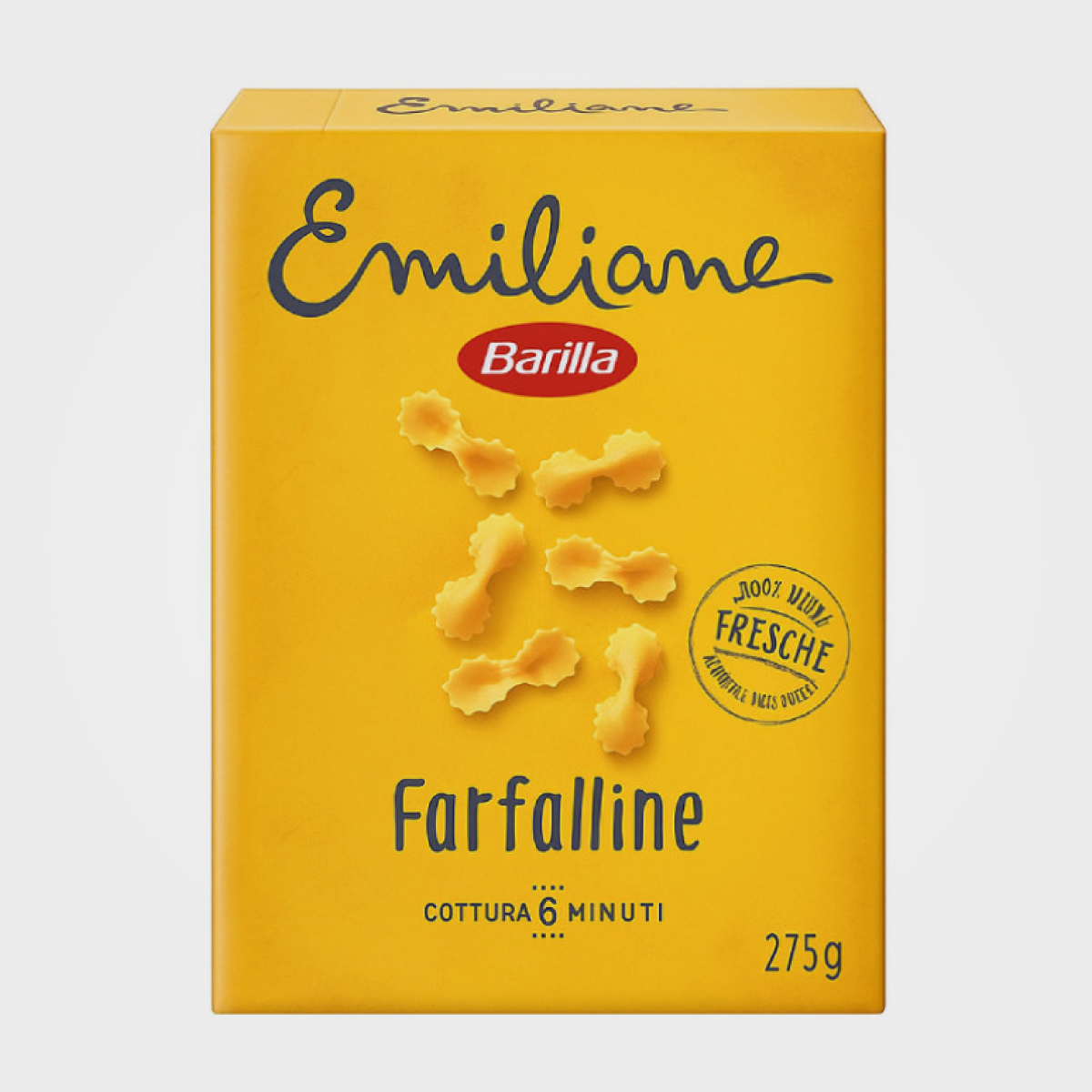 Макарони BARILLA Emiliane Farfalline, метелики малі, 275г