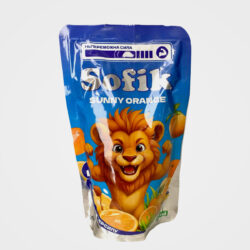 Напій соковий безалкогольний негазований Sofik "SUNNY ORANGE" зі смаком апельсину, 200мл