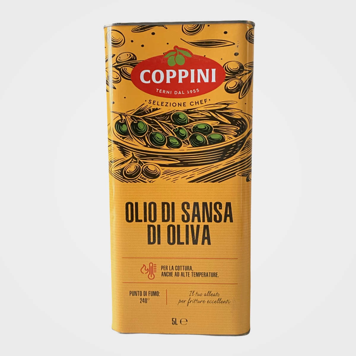 Олія оливкова COPPINI SANSA рафінована 5л