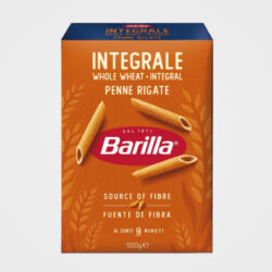 Макарони BARILLA Integrale PENNE RIGATE з висівками, 500г