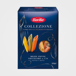 Макарони BARILLA MEZZE PENNE TRICOLORE 500г