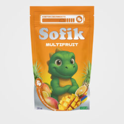 Напій соковий безалкогольний негазований Sofik "MULTIFRUIT" зі смаком манго, 200мл