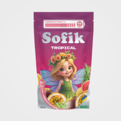 Напій соковий безалкогольний негазований Sofik "TROPICAL" зі смаком маракуї, 200мл