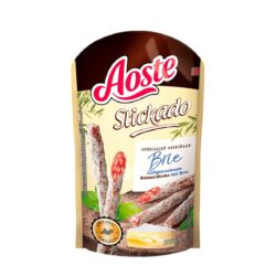 Ковбаски сухі Aoste Stickado з сиром брі, 70 г