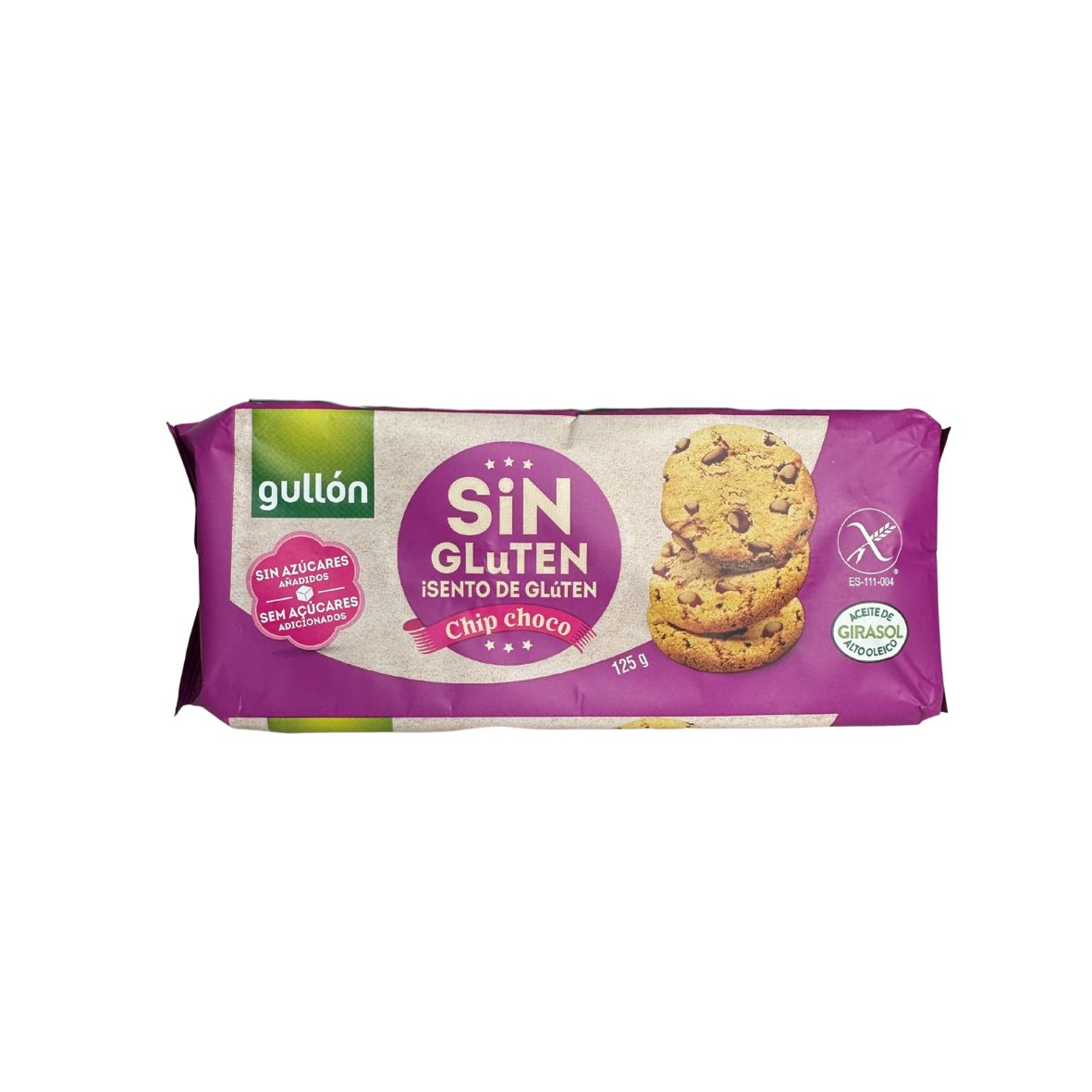 Печиво GULLON, без глютену, ChipChoco, 125г