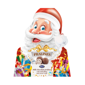 НР Молочні цукерки праліне Santa Claus 100г