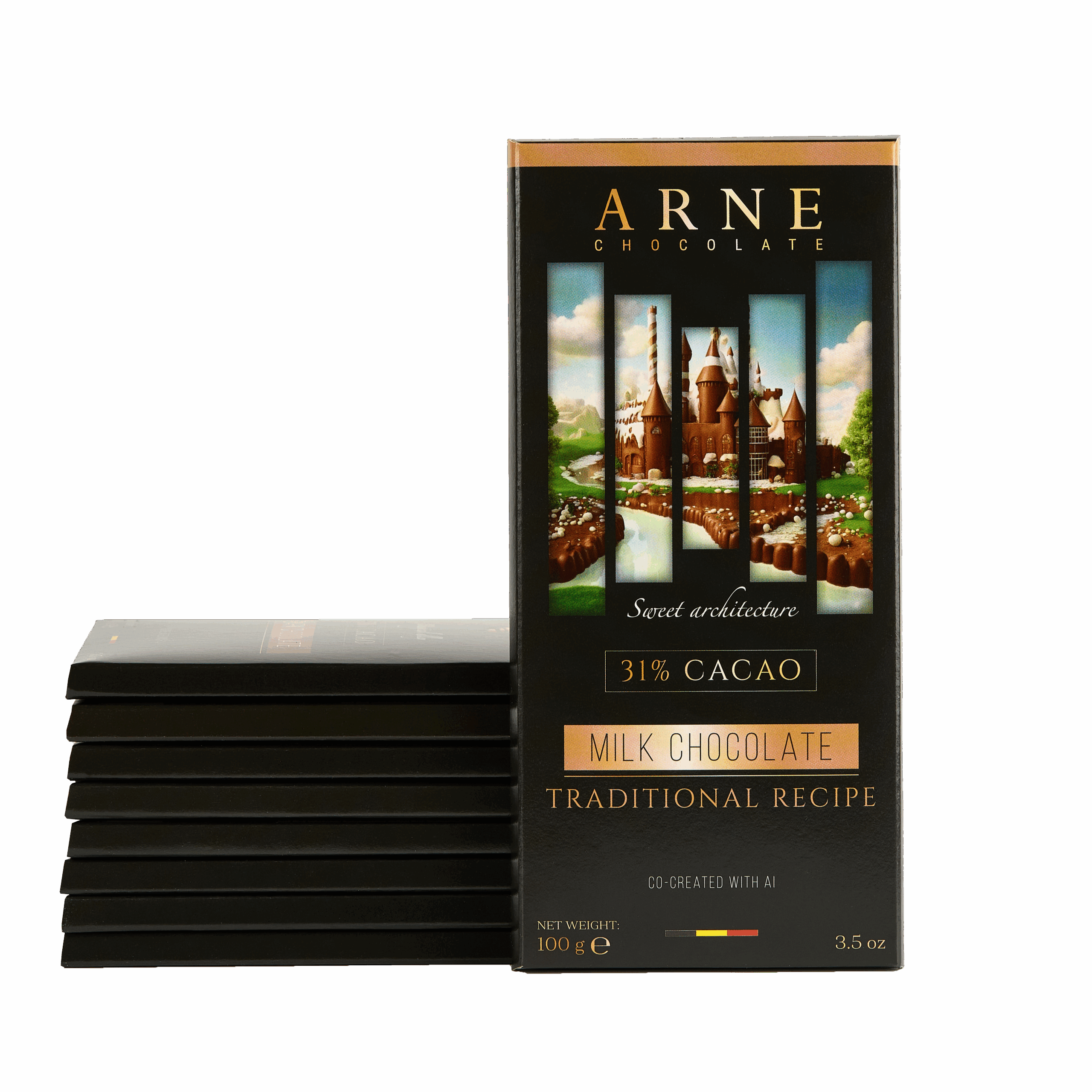 Шоколад Arne молочний 31% 100г