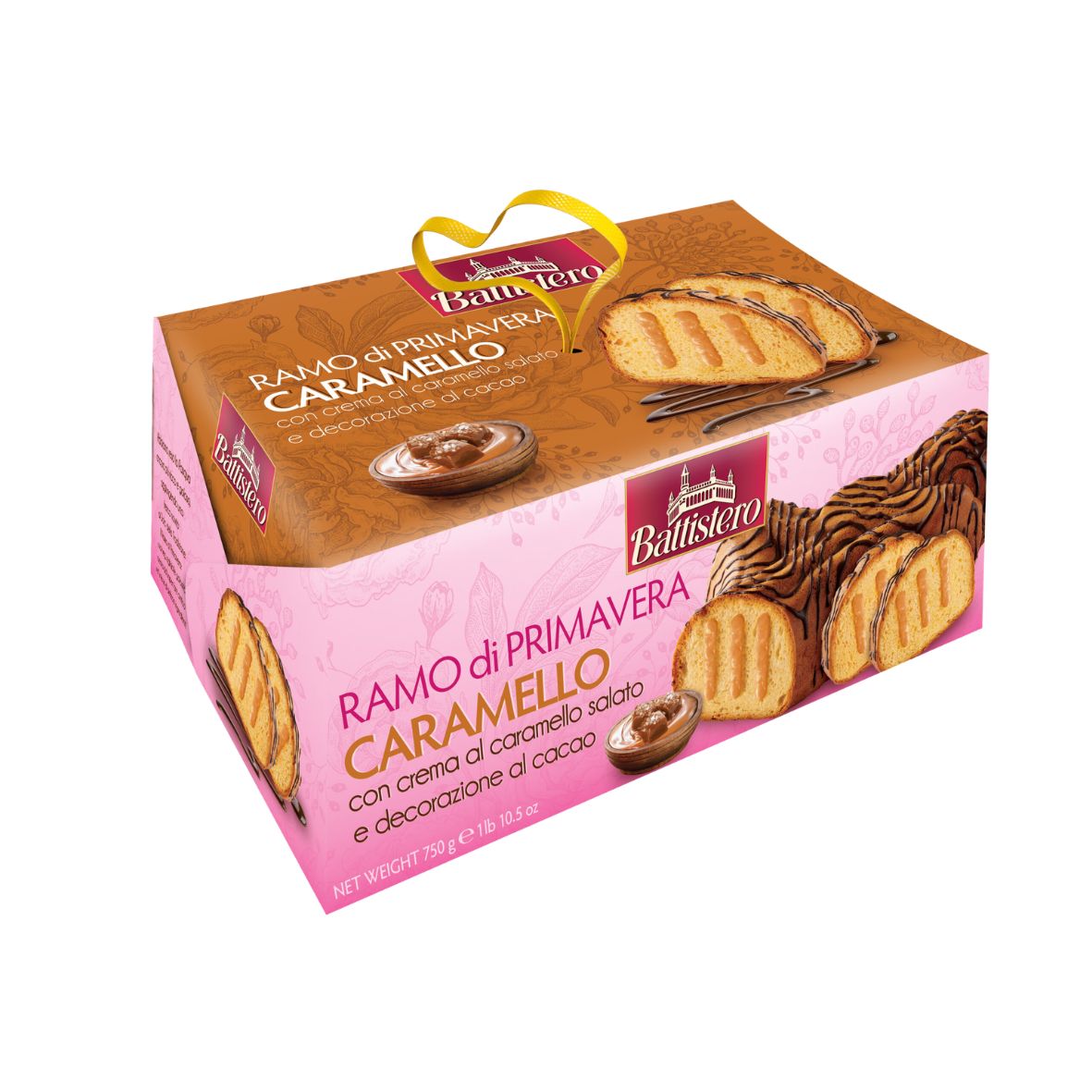 Великодня випічка Battistero  Ramo di Primavera з карамельною начинкою, 750г