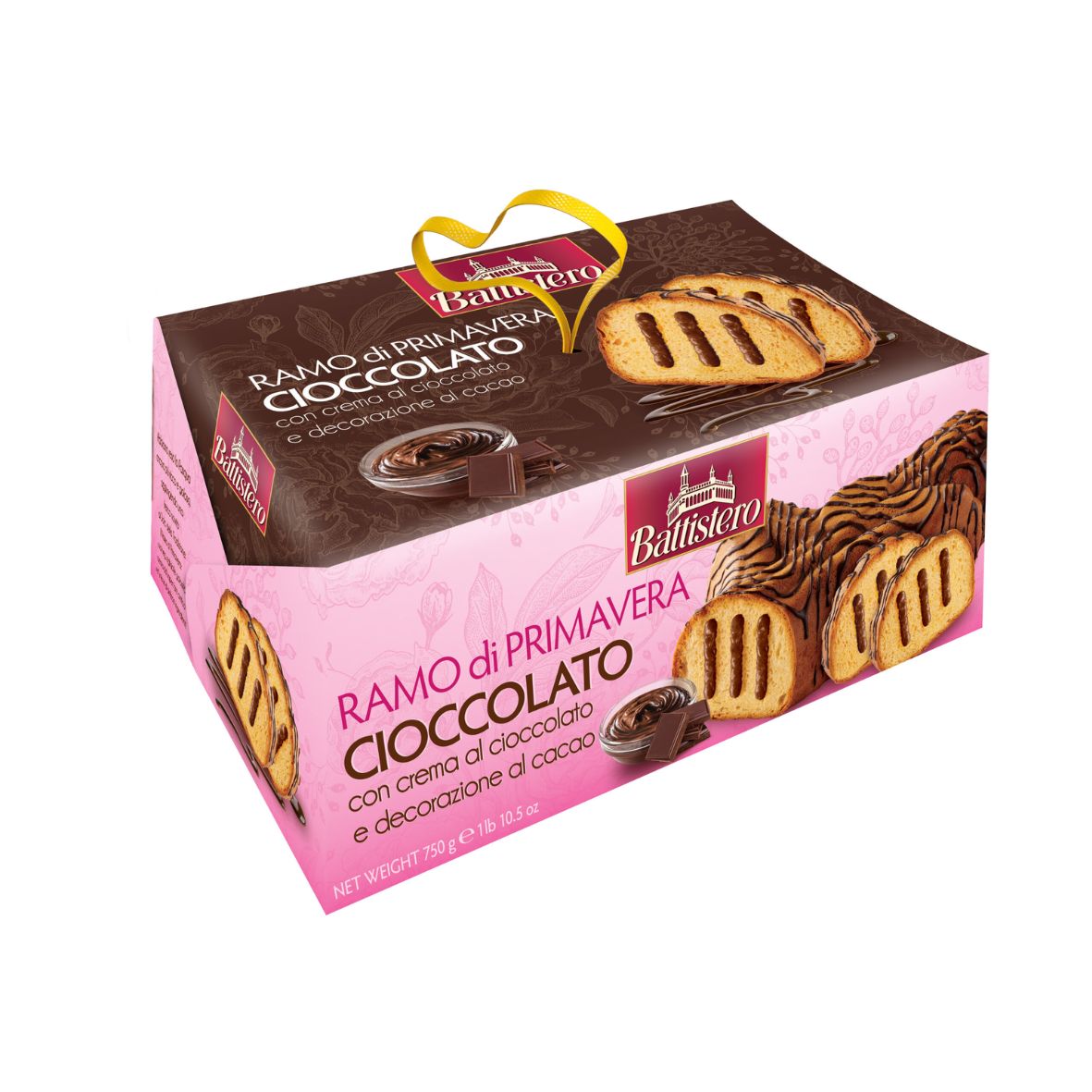 Великодня випічка Battistero  Ramo di Primavera з шоколадною начинкою, 750г