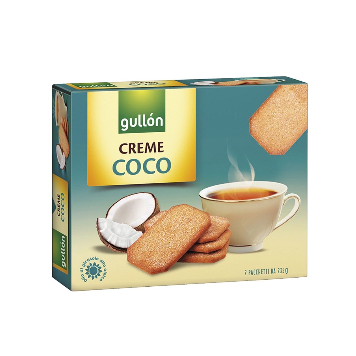 Печиво GULLON Creme Coco, з кокосом, 500г