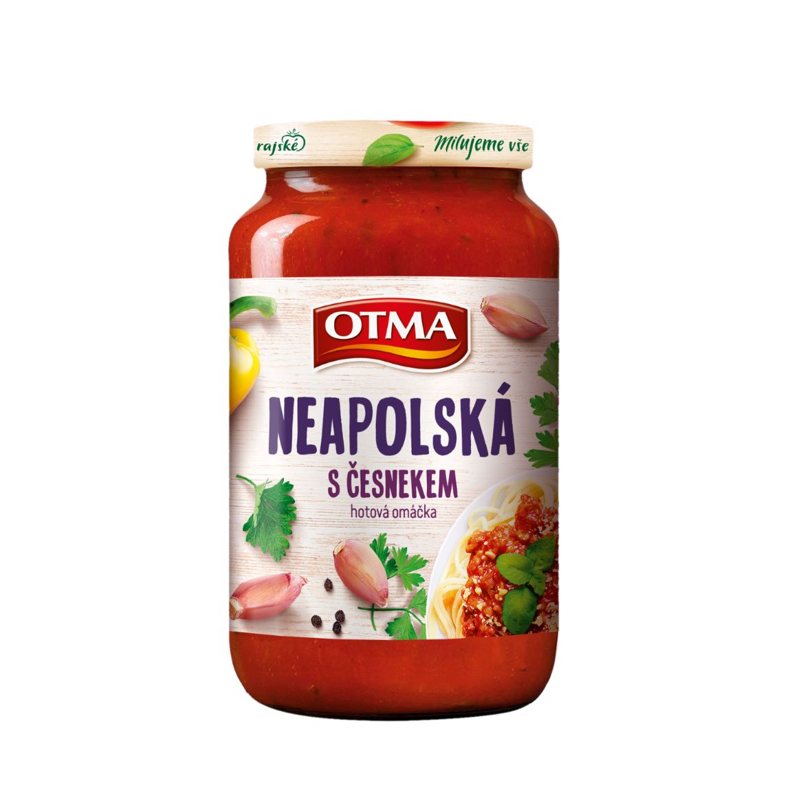 Соус OTMA Неапольський з часником і смаком пармезану 350г