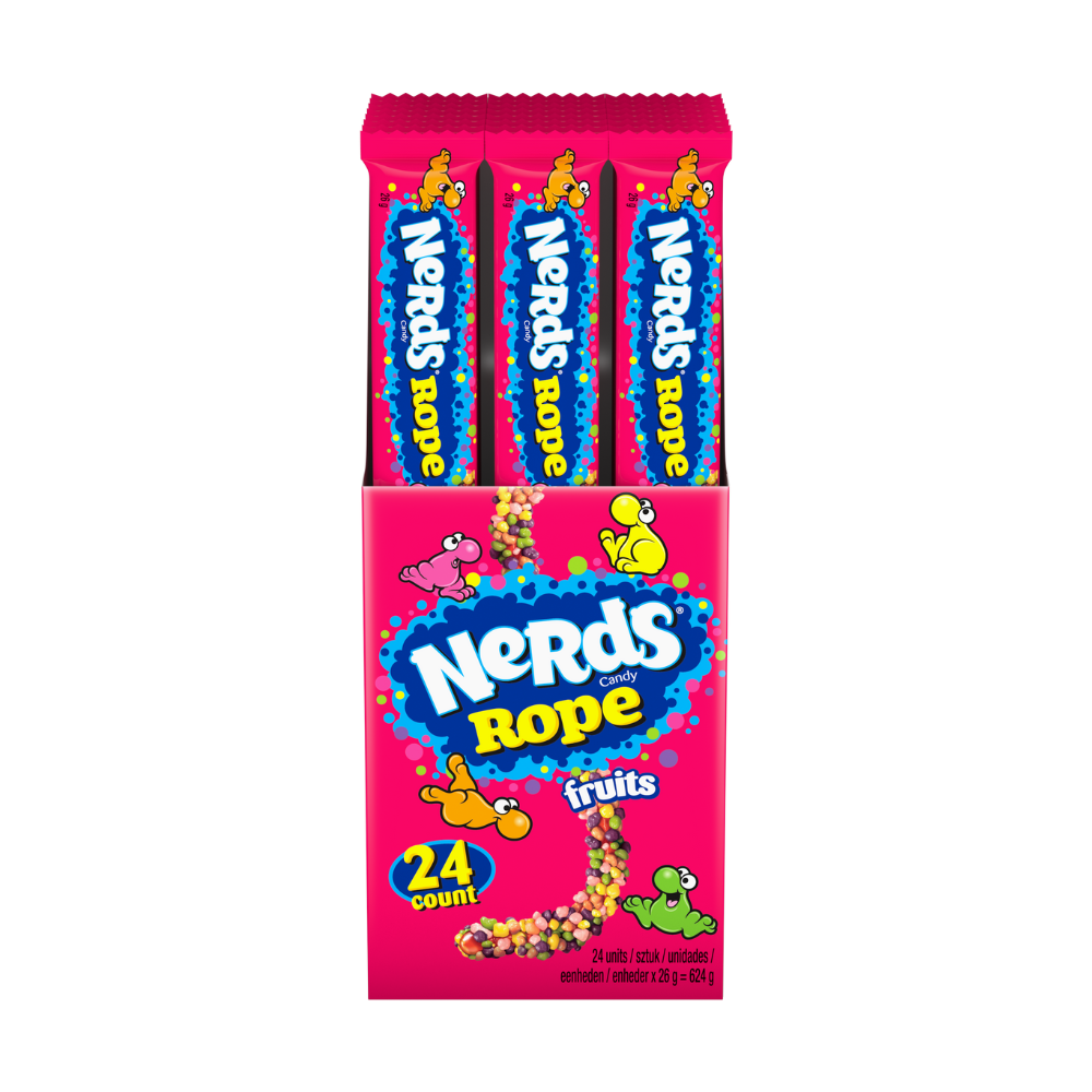 Желейки Nerds Rope Fruits 26г