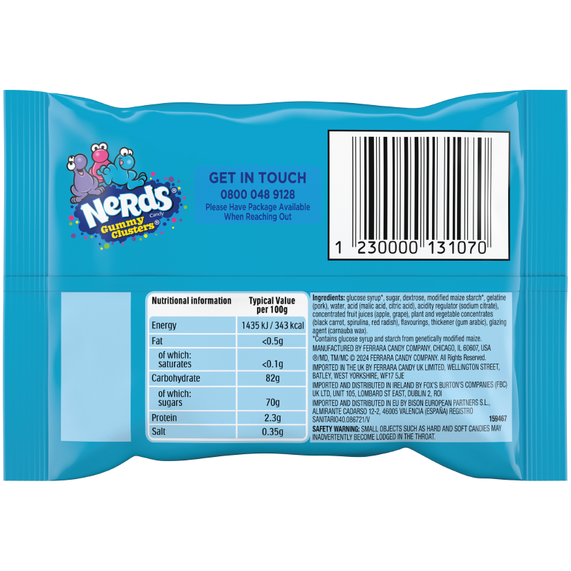 Желейки Nerds Gummy Cluster Berry 0,045г