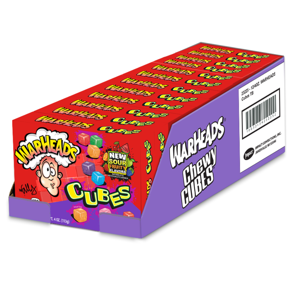 Желейки Warheads Chewy Cubes 99г