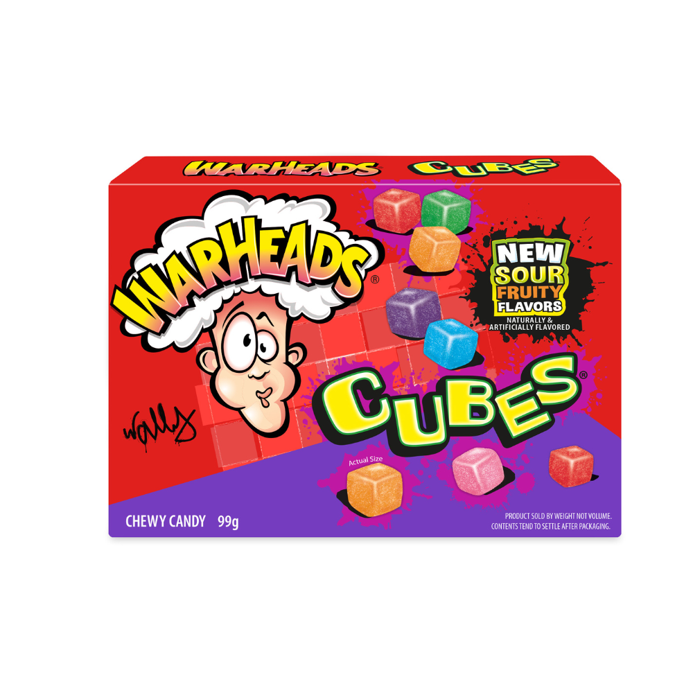 Желейки Warheads Chewy Cubes 99г