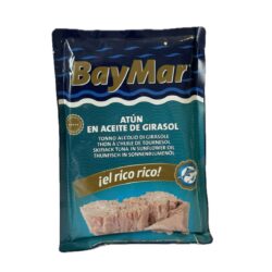 Тунець в соняшниковій олії BAY MAR Atun trozos шматками, 500г (пакет)