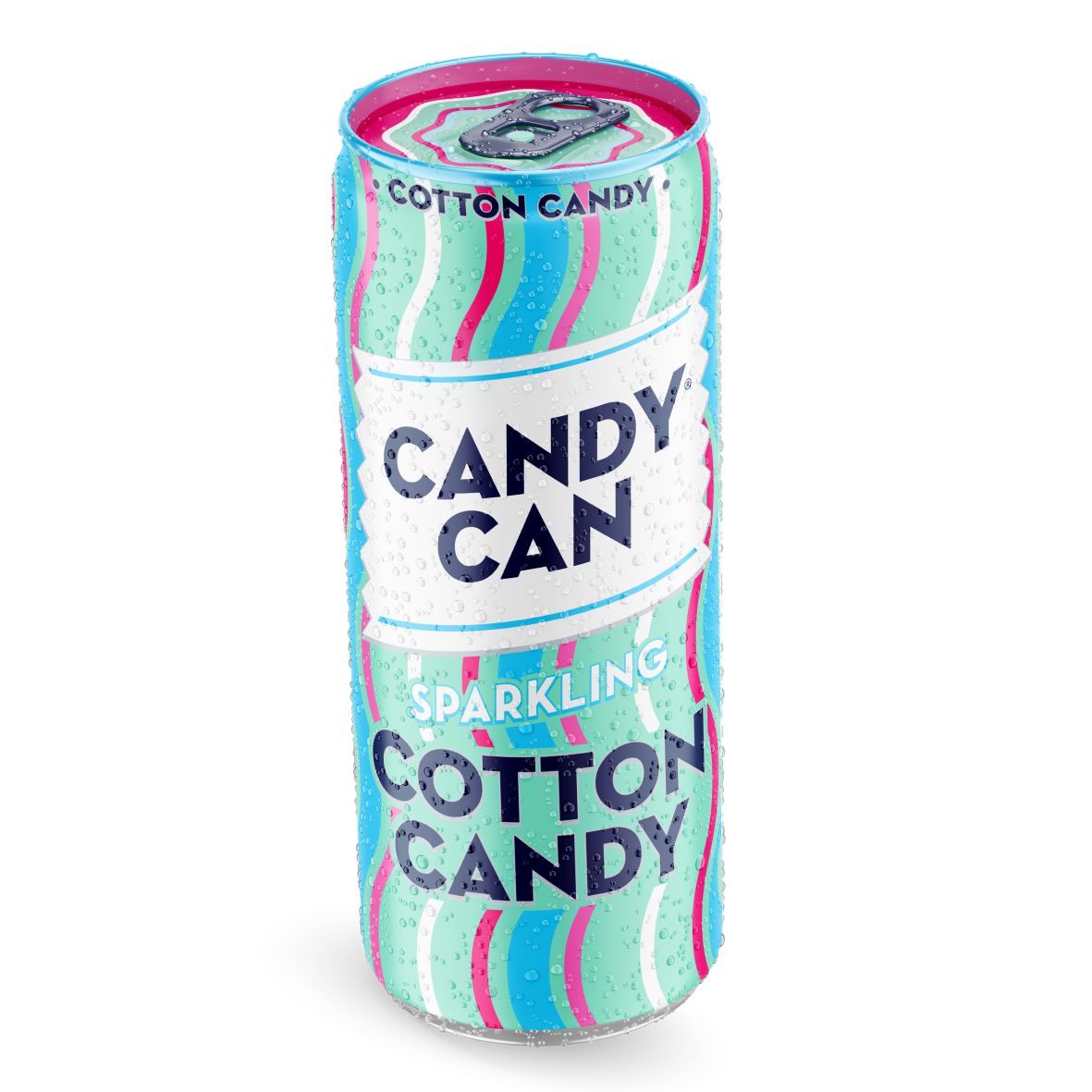 Напій газований Candy Can Cotton Candy зі смаком солодкої вати 330мл