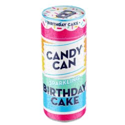 Напій газований Candy Can Birthday Cake зі смаком полуниці та ванілі 330мл