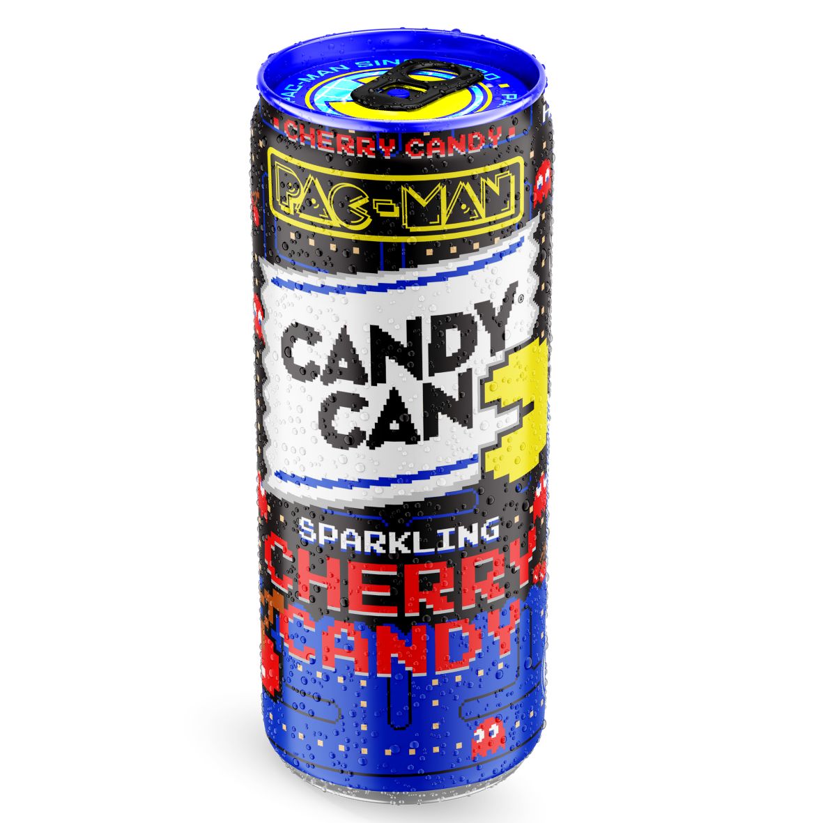 Напій газований Candy Can PACMAN Cherry зі смаком вишні 330мл