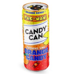 Напій газований Candy Can PACMAN Orange зі смаком апельсина, малини та ананаса 330мл