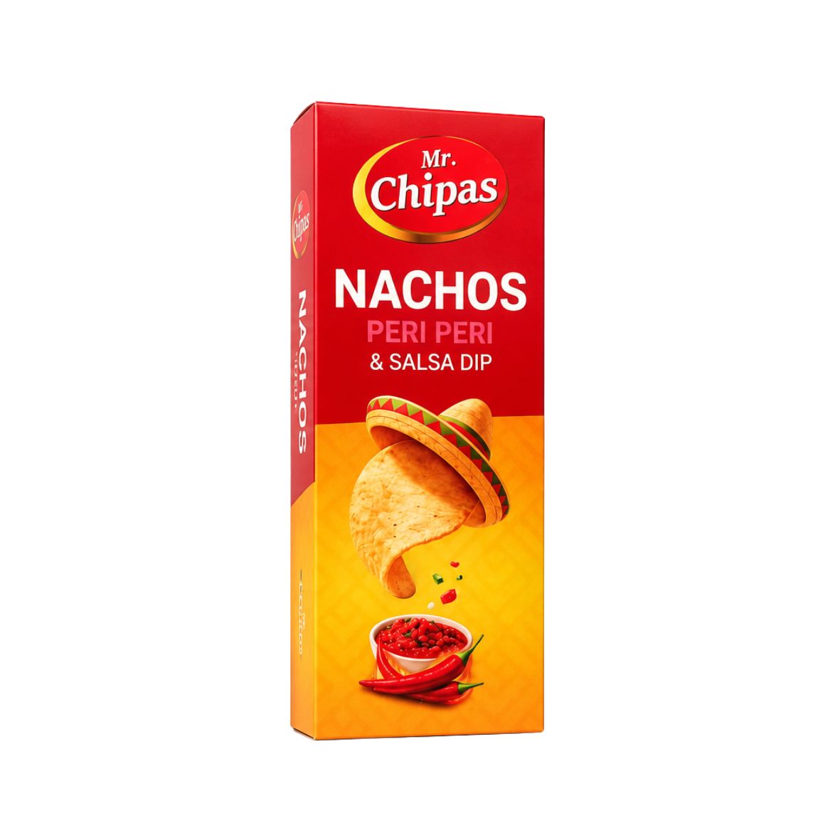 Кукурудзяні чіпси начос Mr. Chipas Peri-Peri з сальсою,70г