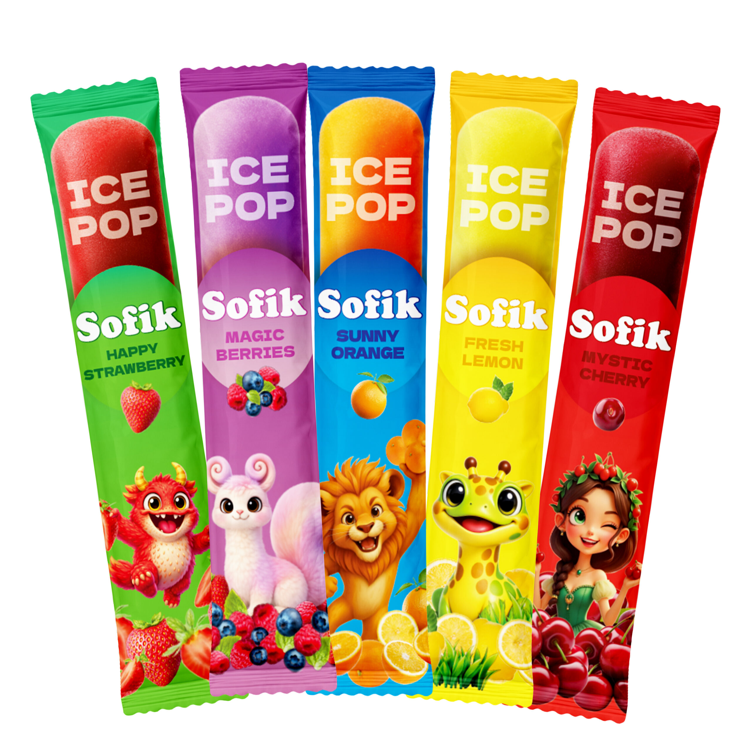 Сік для заморожування Sofik Ice Pops, 45мл х 10шт